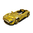 SP - 2 Racing car Tech theme Gold Electroplated Chrome  - LesDiy - 