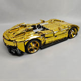 SP - 2 Racing car Tech theme Gold Electroplated Chrome  - LesDiy - 
