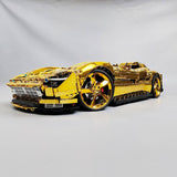 SP - 2 Racing car Tech theme Gold Electroplated Chrome  - LesDiy - 