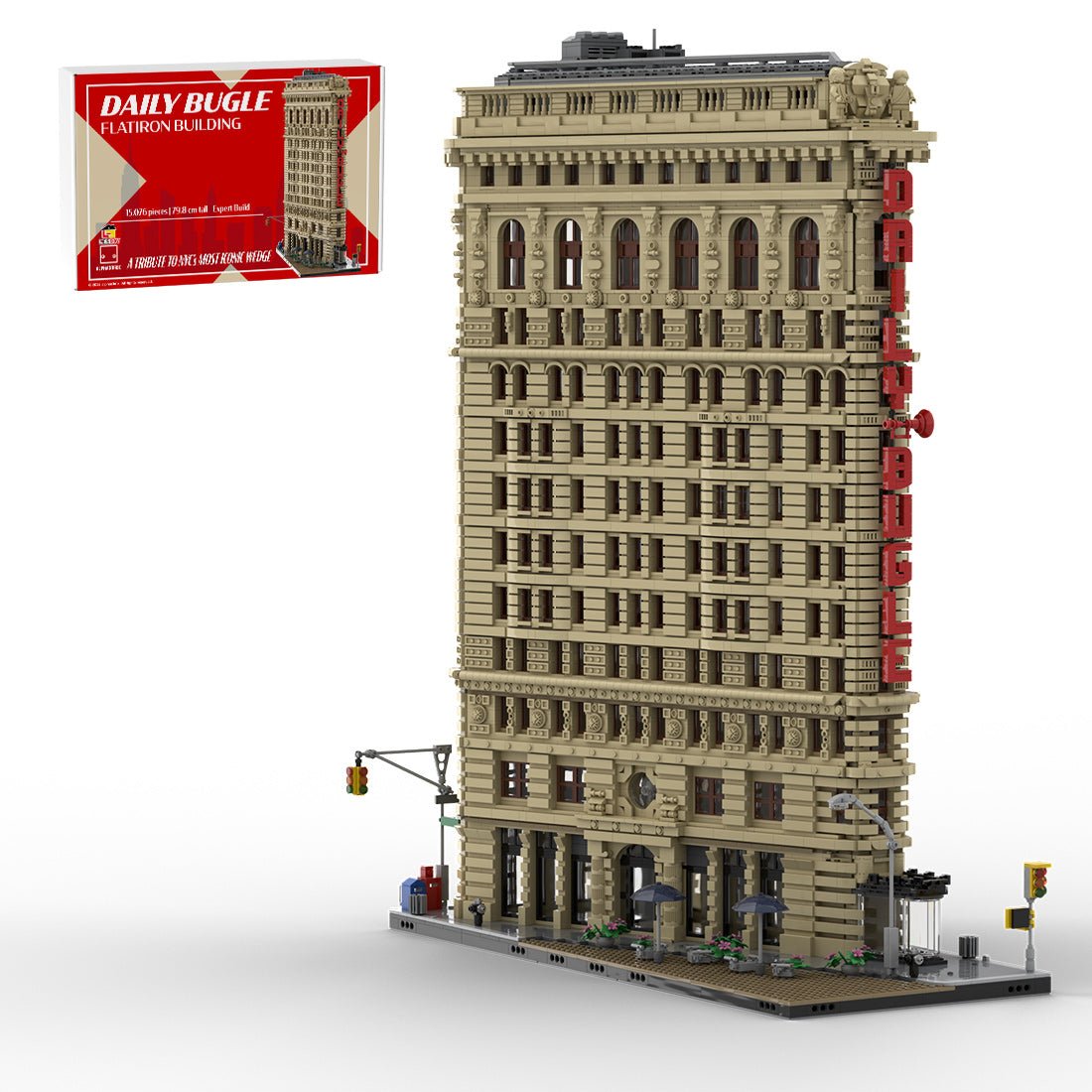 New York Flatiron Building Landmark Skyscraper Building Blocks