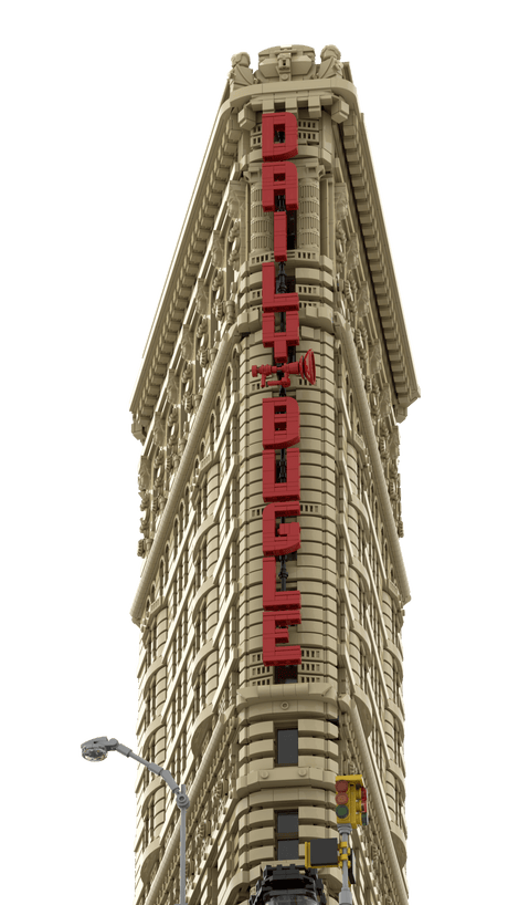 Spider - Man’s Daily Bugle Flatiron Building - LesDiy - Building Blocks