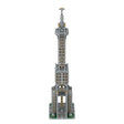 Square Base Pointed Top Tower Street Scene Building Blocks Set - LesDiy