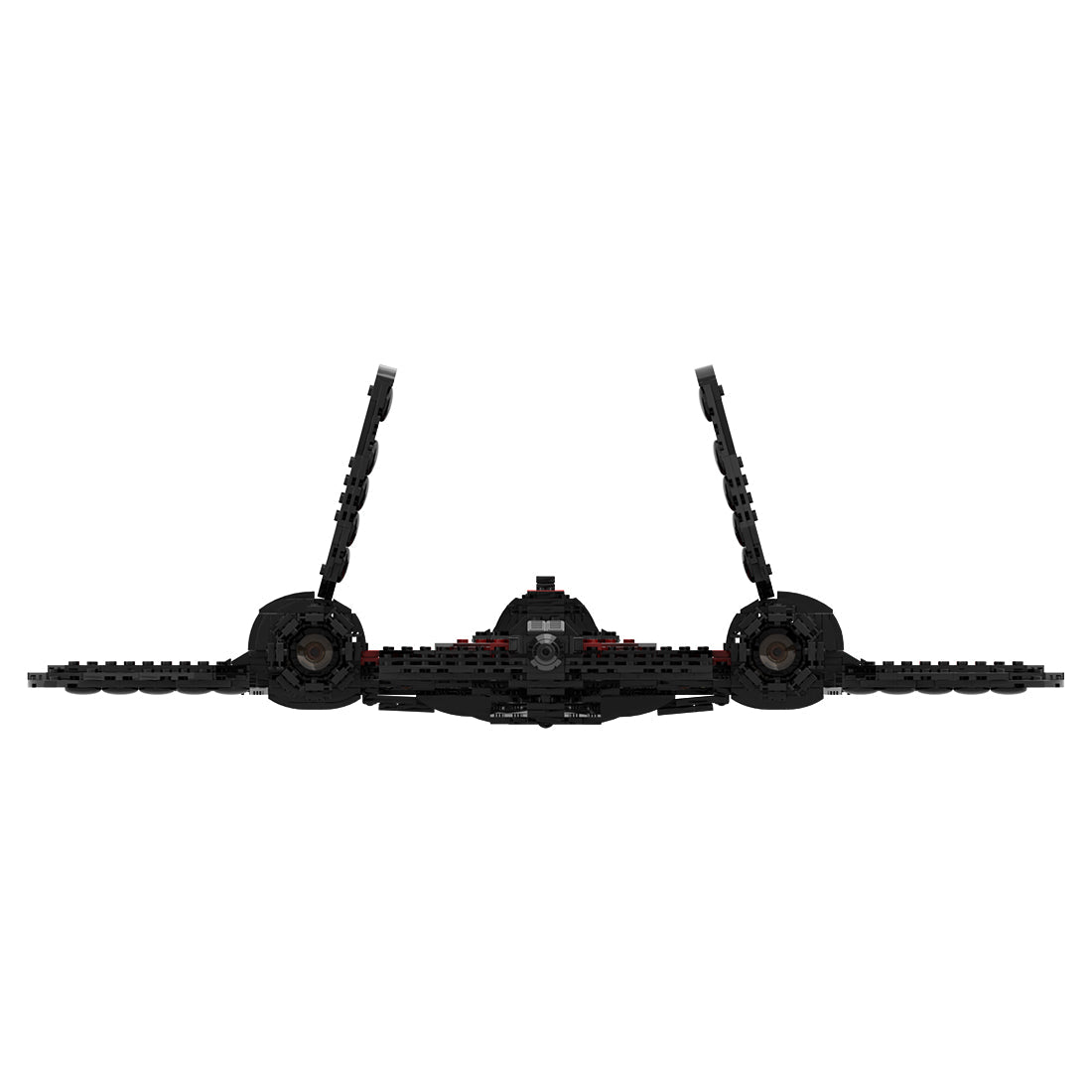 SR-71 High-Altitude Reconnaissance Aircraft Building Blocks-LesDiy-Building Blocks-