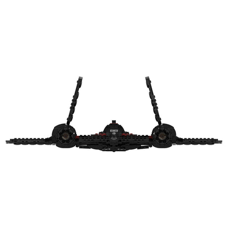SR-71 High-Altitude Reconnaissance Aircraft Building Blocks-LesDiy-Building Blocks-