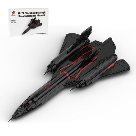 SR-71 High-Altitude Reconnaissance Aircraft Building Blocks-LesDiy-Building Blocks-