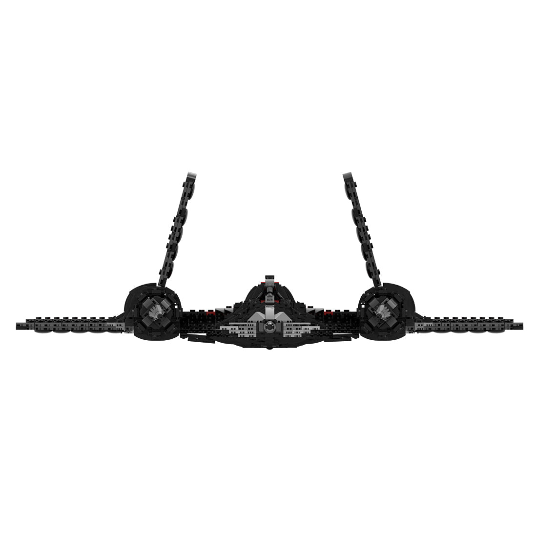 SR-71 High-Altitude Reconnaissance Aircraft Building Blocks-LesDiy-Building Blocks-