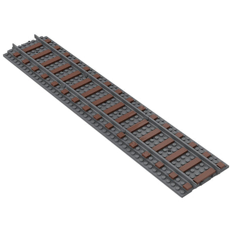 Straight Rail Train Track ×3 - LesDiy - MOC