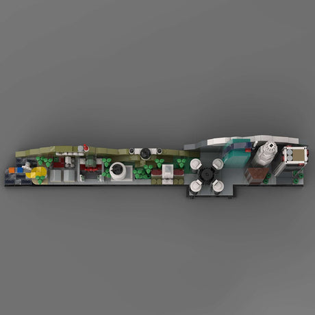 Street Scene MOC Los Angeles City Skyline Building Blocks - LesDiy - Building Blocks