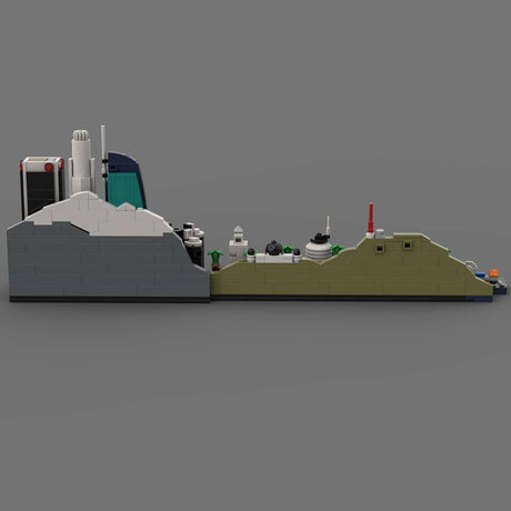 Street Scene MOC Los Angeles City Skyline Building Blocks - LesDiy - Building Blocks