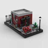 Street View Night Ink Shop Scene Modular Building Blocks - LesDiy - 