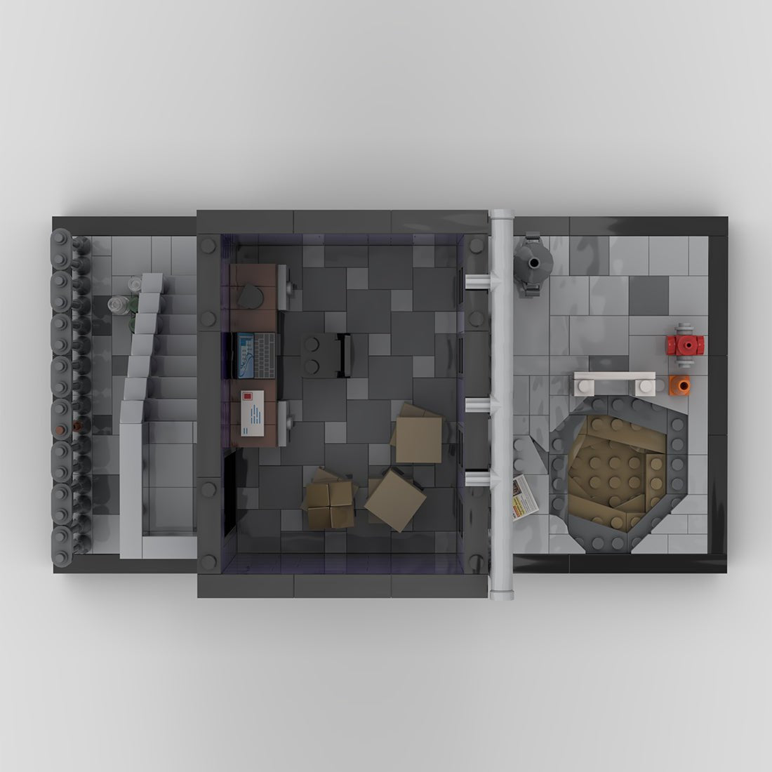 Street View Night Shop Scene Modular Building Blocks - LesDiy - 