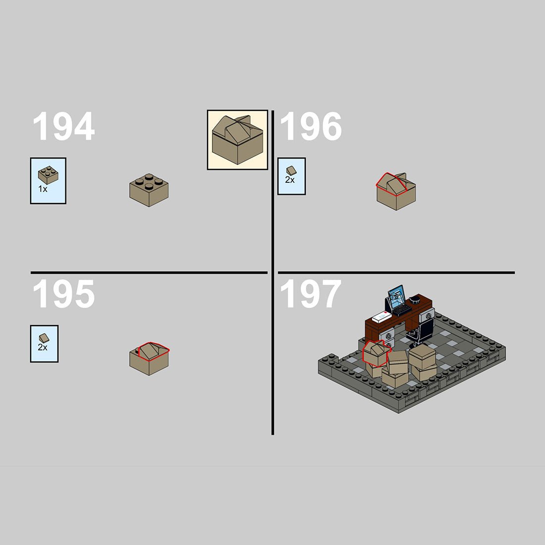 Street View Night Shop Scene Modular Building Blocks - LesDiy - 