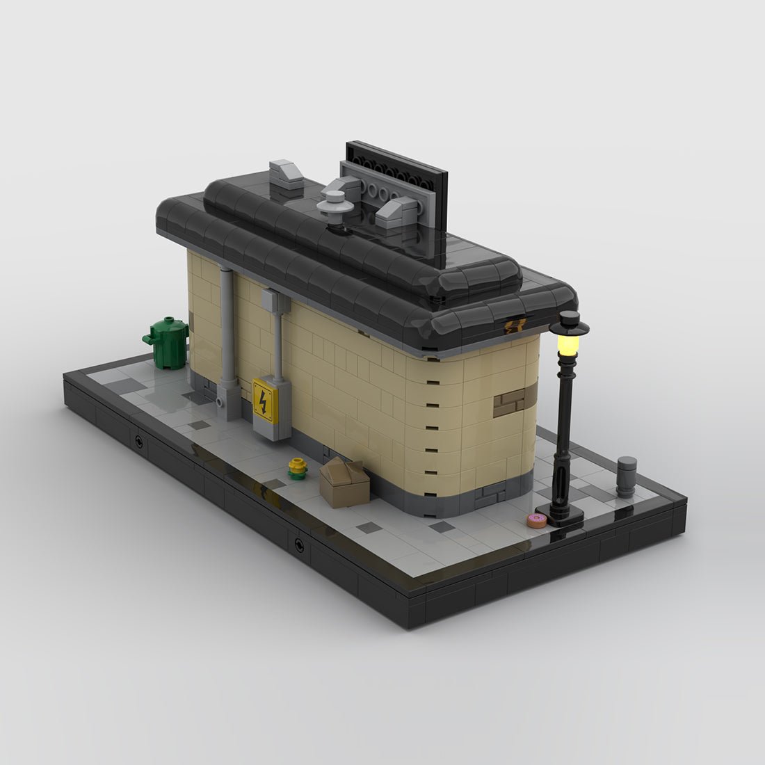 Street View Nightlife Series Night Bite Modular Building Blocks-LesDiy - 