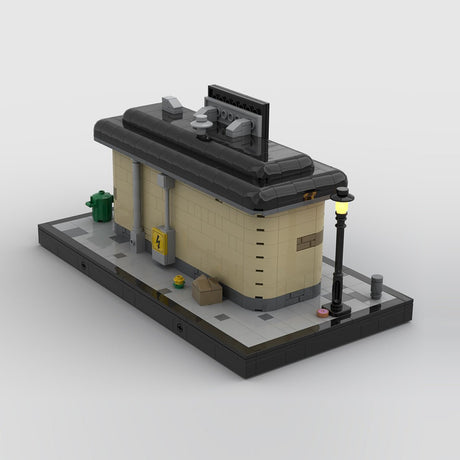 Street View Nightlife Series Night Bite Modular Building Blocks-LesDiy - 
