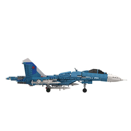 Su-27SM Multirole Fighter Jet Building Blocks-LesDiy-Building Blocks-