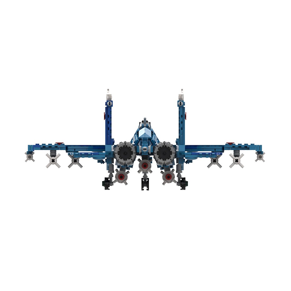 Su-27SM Multirole Fighter Jet Building Blocks-LesDiy-Building Blocks-