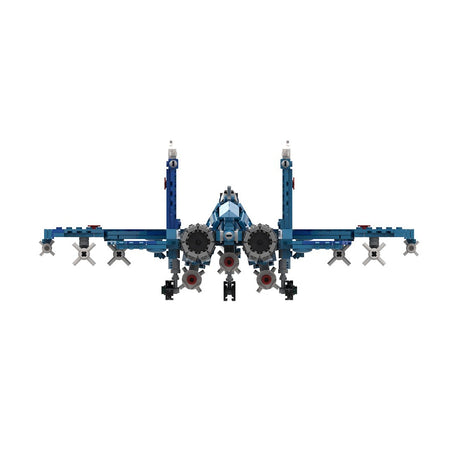 Su-27SM Multirole Fighter Jet Building Blocks-LesDiy-Building Blocks-