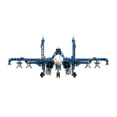 Su-27SM Multirole Fighter Jet Building Blocks-LesDiy-Building Blocks-
