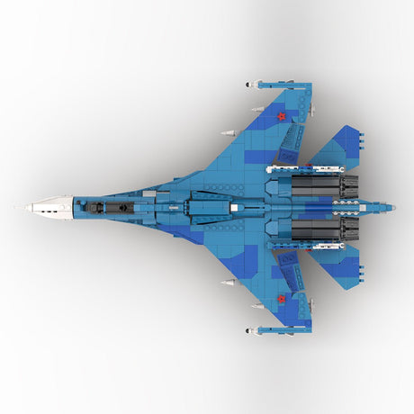 Su-27SM Multirole Fighter Jet Building Blocks-LesDiy-Building Blocks-