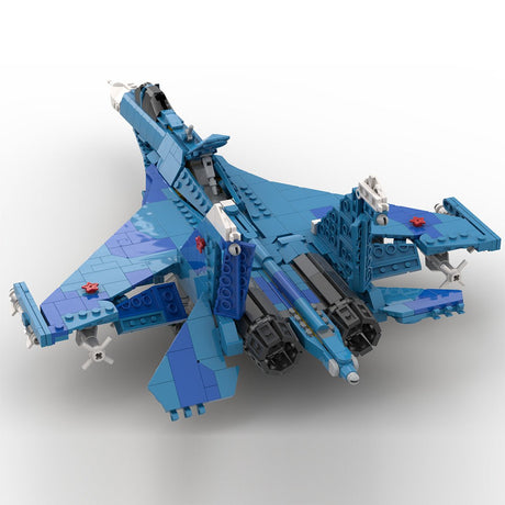 Su-27SM Multirole Fighter Jet Building Blocks-LesDiy-Building Blocks-