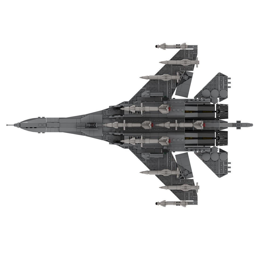 Su-35 Multirole Fighter Jet Building Blocks-LesDiy-Building Blocks-