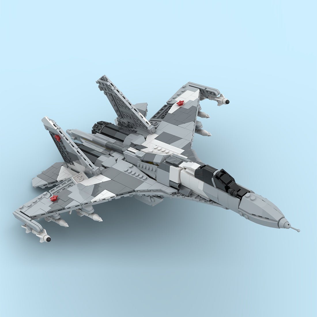 Su-35 Multirole Fighter Jet Building Blocks-LesDiy-Building Blocks-