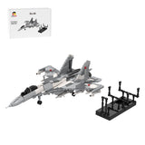 Su-35 Multirole Fighter Jet Building Blocks-LesDiy-Building Blocks-