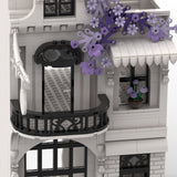 Technic Architecture Flower White European Street for Lego - LesDiy - 