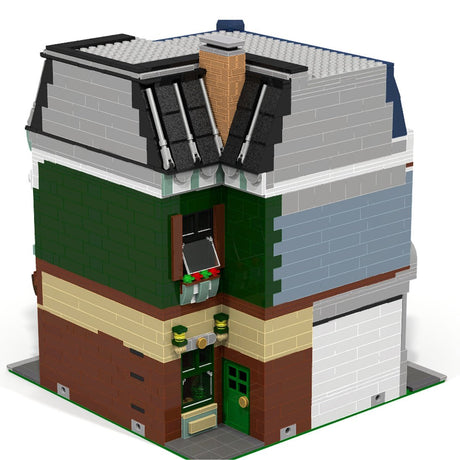 Technic Architecture Modular Street Series Bookstore for Lego - LesDiy - street house
