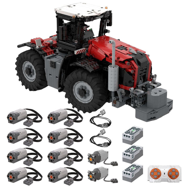 Technical Tractor Building Blocks Set - LesDiy - 