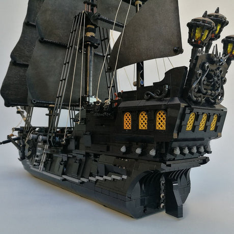 The Black Pearl Medieval Pirate Ship Building Blocks (No sail) - LesDiy - 