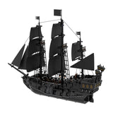 The Black Pearl Medieval Pirate Ship Model - LesDiy - 