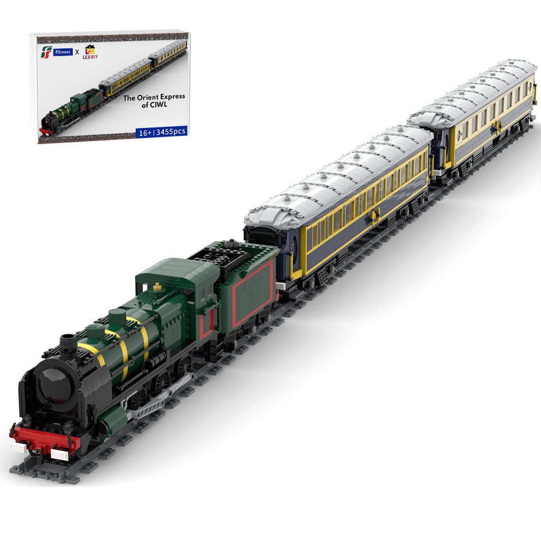 The Orient-Express of CIWL Train Building Blocks | LesDiy