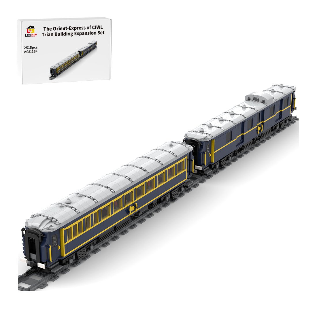 The Orient - Express of CIWL Train Expansion Building Blocks - LesDiy - Locomotive