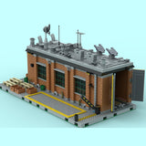 Train Depot Industrial Railway Maintenance Workshop Building Blocks-LesDiy-Building Blocks-