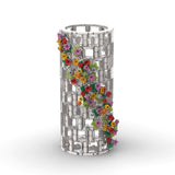 Transparent Rainbow Flower Vase - LesDiy - 