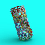 Transparent Rainbow Flower Vase - LesDiy - 