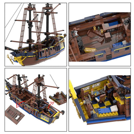 Triton Warship Building Blocks - LesDiy - Building Blocks
