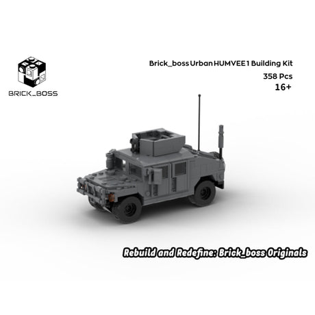 Urban HUMVEE 1 Modern Military Vehicle Building Blocks-LesDiy-Building Blocks-