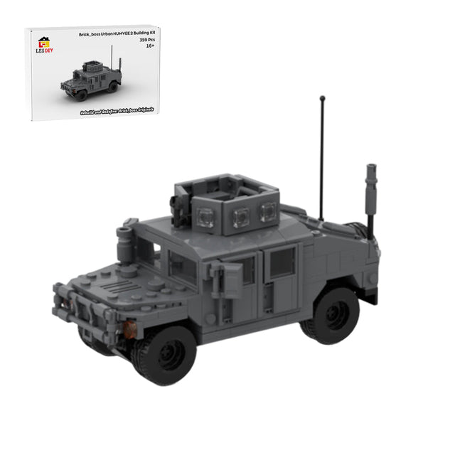 Urban HUMVEE 2 Modern Military Vehicle Building Blocks-LesDiy-Building Blocks-