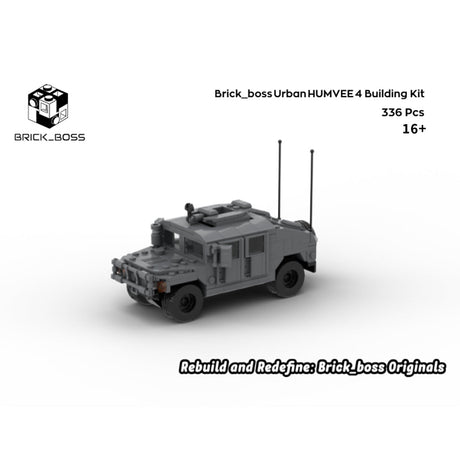 Urban HUMVEE 4 Modern Military Vehicle Building Blocks-LesDiy-Building Blocks-