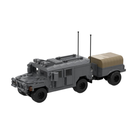 Urban HUMVEE 7 Modern Military Vehicle Building Blocks-LesDiy-Building Blocks-