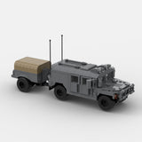 Urban HUMVEE 7 Modern Military Vehicle Building Blocks-LesDiy-Building Blocks-