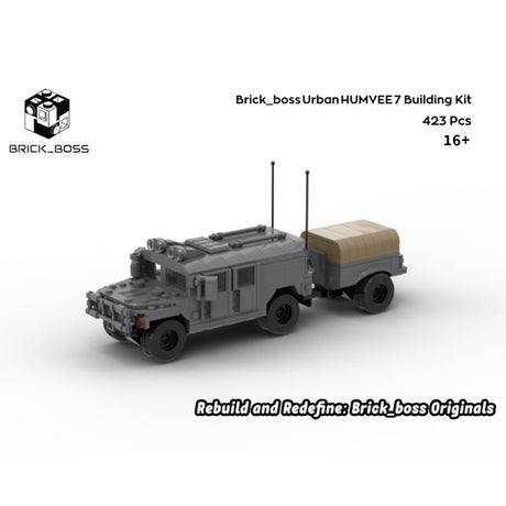 Urban HUMVEE 7 Modern Military Vehicle Building Blocks-LesDiy-Building Blocks-