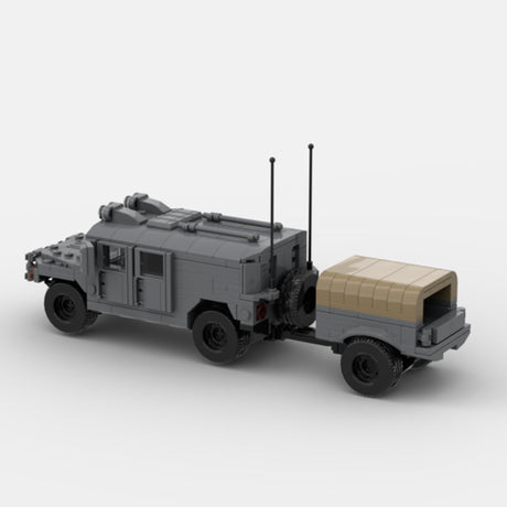 Urban HUMVEE 7 Modern Military Vehicle Building Blocks-LesDiy-Building Blocks-
