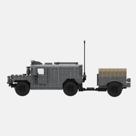 Urban HUMVEE 8 Modern Military Vehicle Building Blocks-LesDiy-Building Blocks-