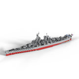 US Navy Super - Battleship Military Ship Building Blocks - LesDiy - 