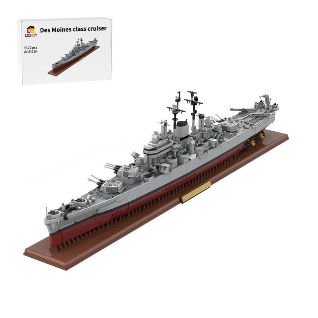 USS Des Moines (CA - 134) Building Blocks - LesDiy - 