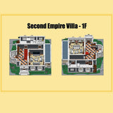 Victorian French Estate European Villa Building Blocks-LesDiy - 