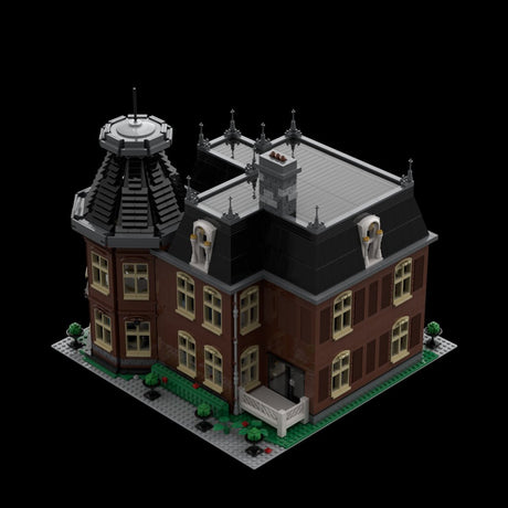 Victorian Manor House Historic European Mansion Building Blocks-LesDiy - 